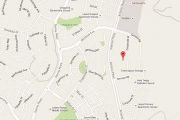 Map showing location of CHOC Children’s Primary Care SOCPA Ladera Ranch