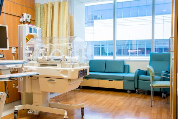 Private patient room in CHOC NICU