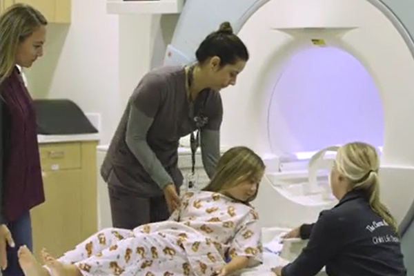 Having magnetic resonance imaging (MRI)