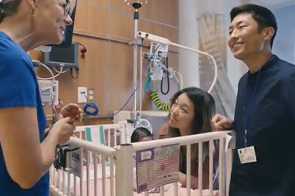 Settling into the NICU at CHOC Hospital