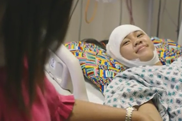 Visiting at CHOC Hospital