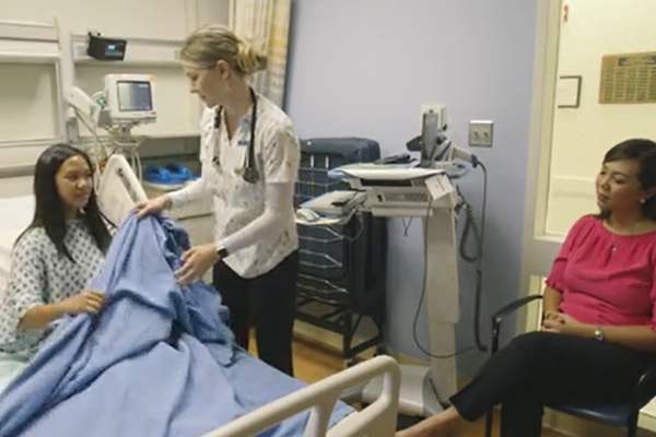 Su estadía hospitalaria