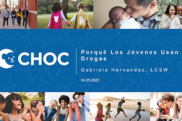 Educación de salud mental de CHOC