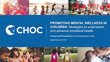 Strategies to Understand and Promote Emotional Health in Children