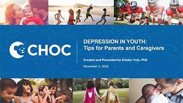 Depression in youth: Tips for parents and caregivers