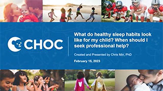 What do healthy sleep habits look like for my child?
