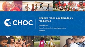 Criando niños equilibrados y resilientes