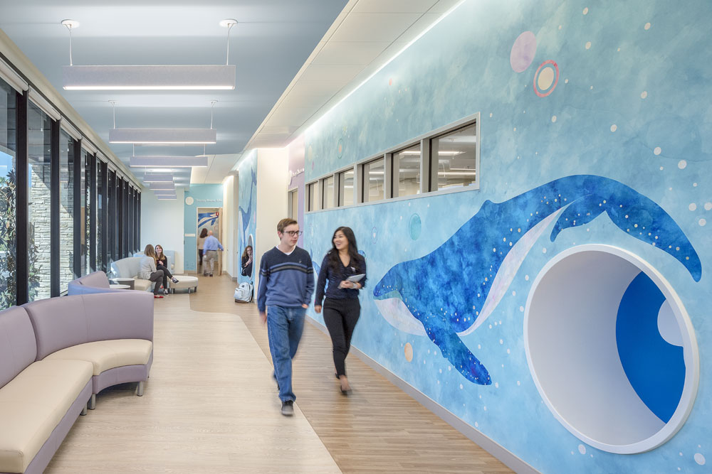 Autism center waiting area