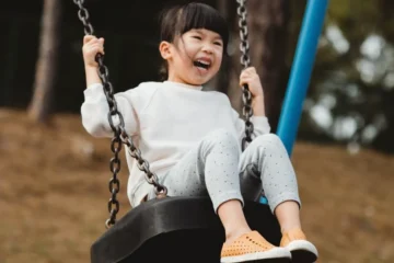 girl on a swing