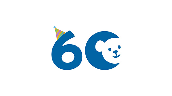 CHOC 60th anniversary logo.