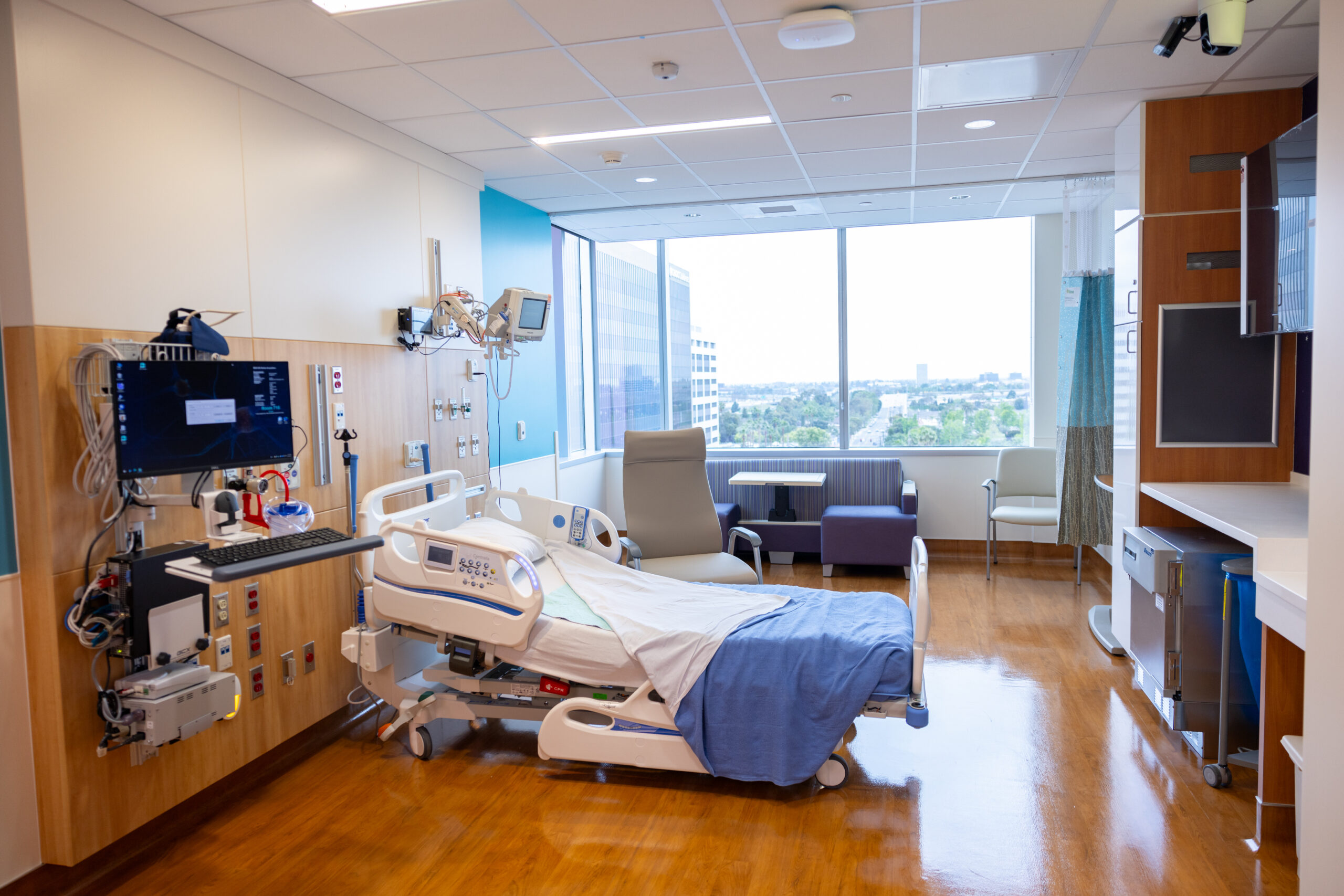 Neuroscience Inpatient Unit featuring spacious, private rooms