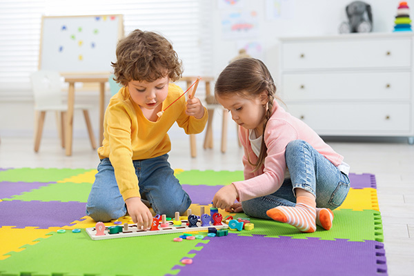 Kids playing together