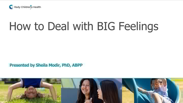How to Deal with BIG feelings