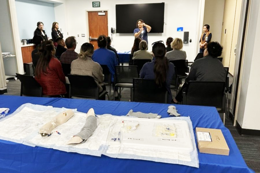 The School Health Collaboration at Rady Children's Health teaches in-person workshop for nurses