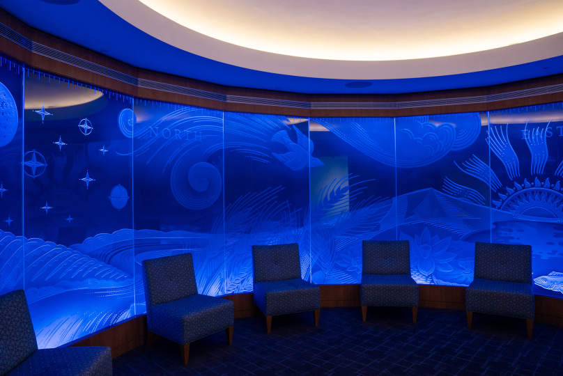 The Prayer and Meditation Room at Rady Children's Hospital in Orange